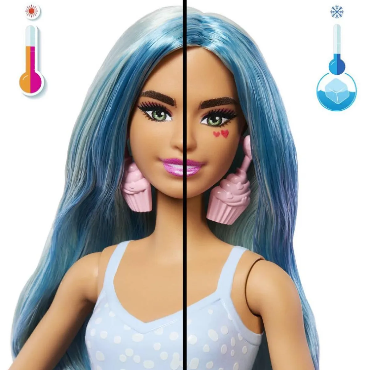 BARBIE Muñecas*Pop Reveal Sweets - Vaso azul