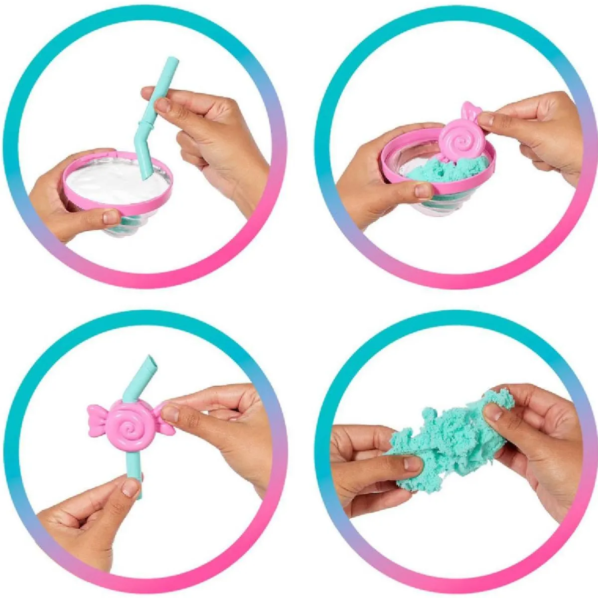 BARBIE Muñecas*Pop Reveal Sweets - Vaso rosa