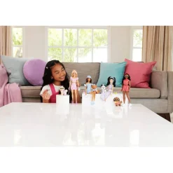 BARBIE Muñecas*Twinning Looks - Muñeca Morena con Perrito