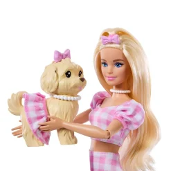 BARBIE Muñecas*Twinning Looks - Muñeca Rubia con Perrito