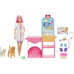 BARBIE Muñecas*y su clinica veterinaria