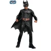 RUBIE'S Disfraces|Halloween*Batman - Disfraz infantil Batman Black Line deluxe 8-10 años