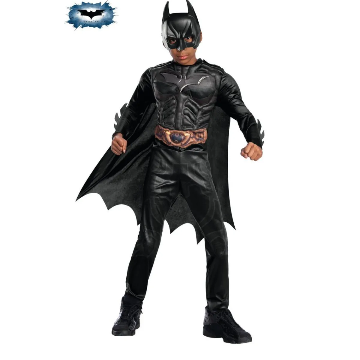 RUBIE'S Disfraces|Halloween*Batman - Disfraz infantil Batman Black Line deluxe 5-7 años