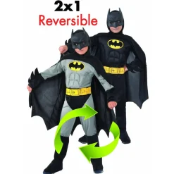 TOYS "R" US Figuras De Acción|Disfraces*Batman - Disfraz reversible 5-7 años