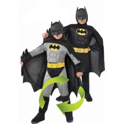 BATMAN Disfraces|Halloween*- Disfraz reversible 8-10 años