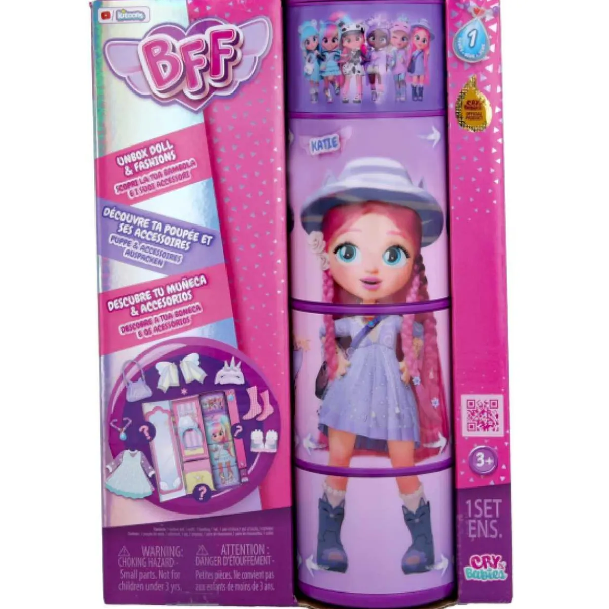 BFF BEBES LLORONES Muñecas*Bebés Llorones - Katie - Muñeca BFF