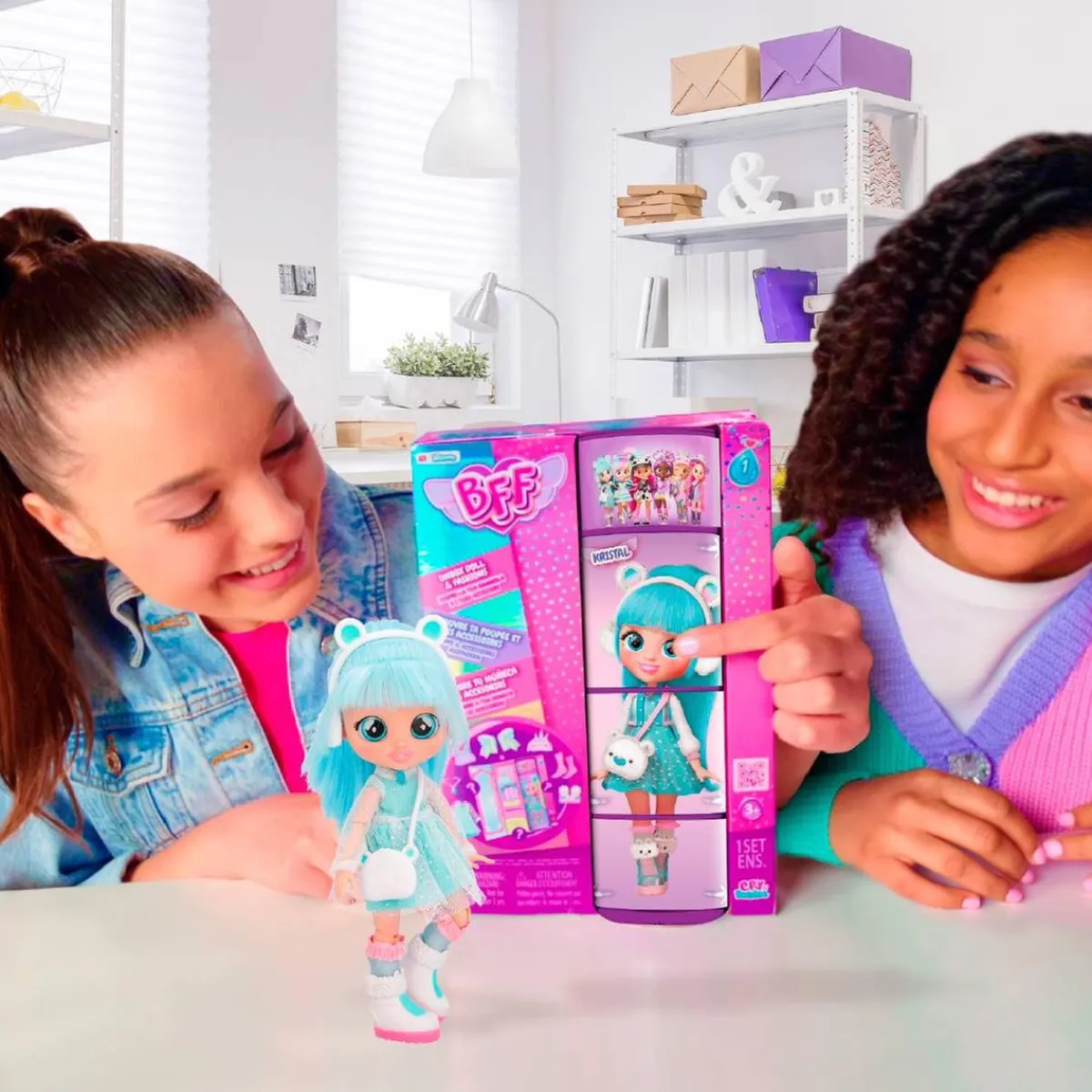 BFF BEBES LLORONES Muñecas*Bebés Llorones - Kristal - Muñeca BFF