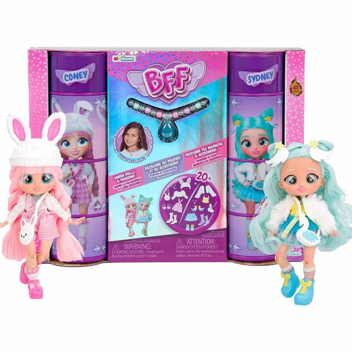 IMC Muñecas*Bebés Llorones BFF - Coney y Sydney