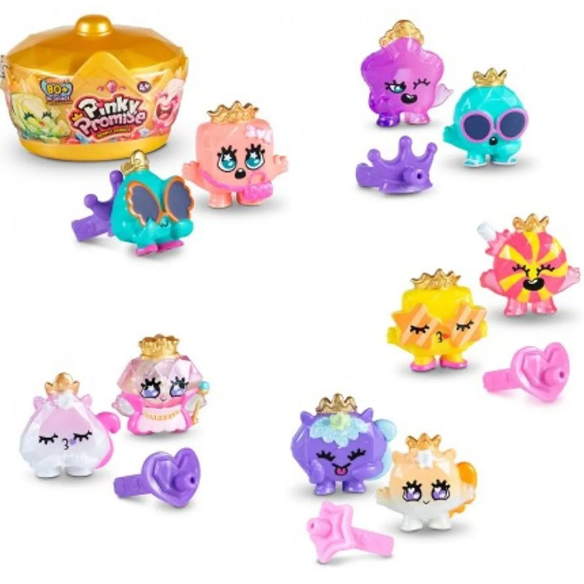 BIZAK Coleccionables Y Mini Mundos*- Corona mágica de sorpresas Pinky Promise (Varios modelos) ㅤ