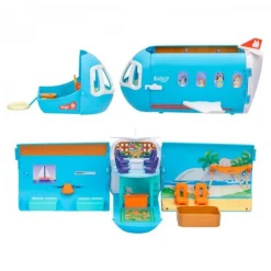 FAMOSA Coleccionables Y Mini Mundos*Bluey - Avión 3 en 1