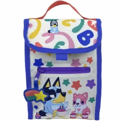 C Y P BRANDS Material Escolar*Bluey - Bolsa de Merienda - Colección Rainbow
