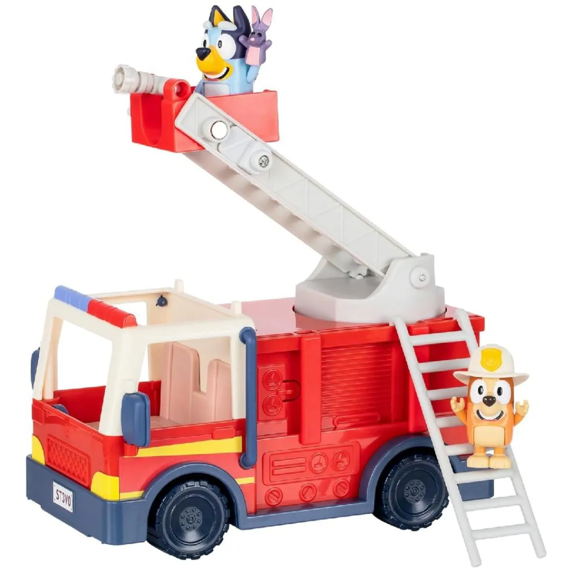 FAMOSA Coleccionables Y Mini Mundos*Bluey - Camión de bomberos con figuras