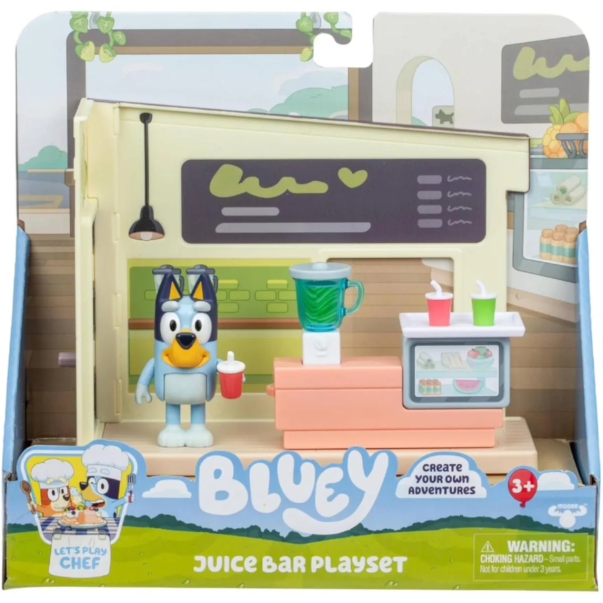 BLUEY Coleccionables Y Mini Mundos*- Mini Playset tienda de Zumos