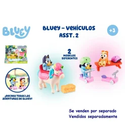 FAMOSA Coleccionables Y Mini Mundos*Bluey - Mini playset vehículos (varios modelos)