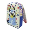 C Y P BRANDS Material Escolar*Bluey - Mochila 30 cm Eva 3D - Colección Rainbow