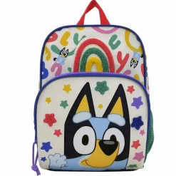 C Y P BRANDS Material Escolar*Bluey - Mochila 30cm con bolsillo frontal - Colección Rainbow