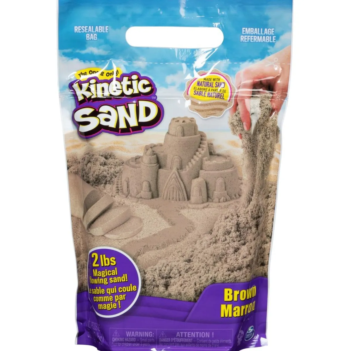 SPIN MASTER Figuras De Acción*Bolsa arena Kinetic Sand marron
