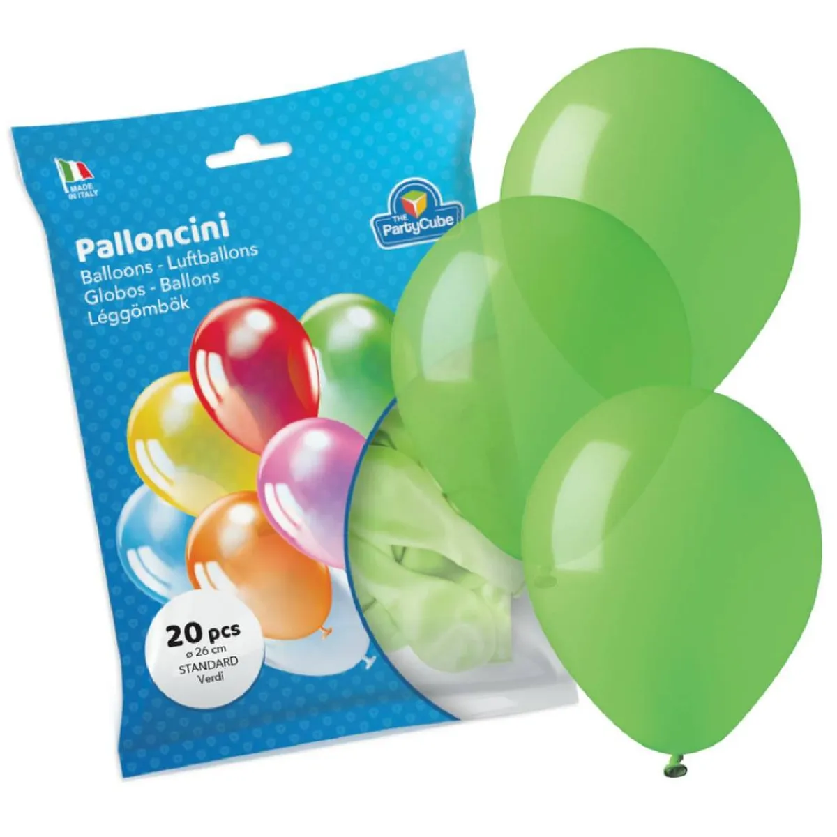 TOYS "R" US Artículos De Fiesta Y Regalos*Bolsa con 20 globos verdes medianos