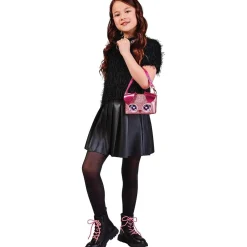 PURSE PETS Muñecas*Bolso de mano juguete cachorro con ojos arcoíris iluminados ㅤ