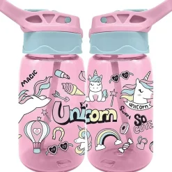 CLASSICS REVOLUTION, S.L. Material Escolar*Botella cantimplora infantil de tritan 500ml con diseño Unicornio