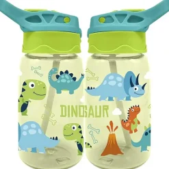 CLASSICS REVOLUTION, S.L. Material Escolar*Botella cantimplora infantil de tritan 500ml con diseño de dinosaurio