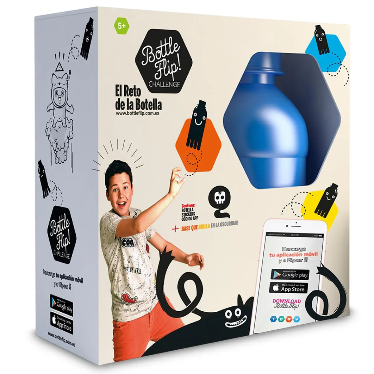 TOY PARTNER S.A. Coleccionables Y Mini Mundos*Bottle Flip Challenge (varios colores)