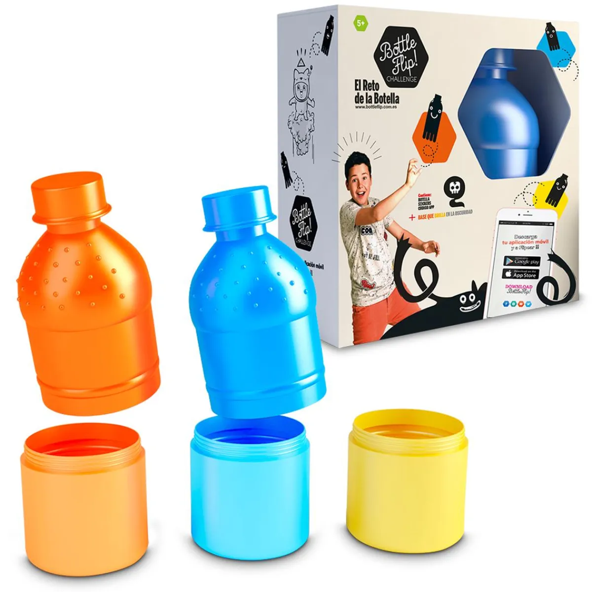 TOY PARTNER S.A. Coleccionables Y Mini Mundos*Bottle Flip Challenge (varios colores)