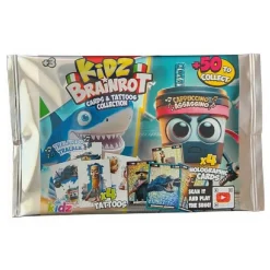 BRAINBOX Juegos Y Puzzles|Friki Zone*Brainrot - Sobre Cartas Holográficas + Tattoos