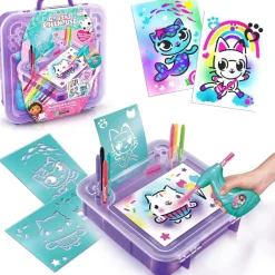 CANAL TOYS Arte Y Manualidades*- Gabbys Dollhouse - Maletín de Actividades Creativas con Spray ㅤ