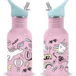CLASSICS REVOLUTION, S.L. Material Escolar*Cantimplora acero inoxidable unicornio 500 ml
