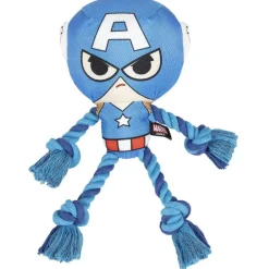ARTESANIA CERDÁ Coleccionables Y Mini Mundos*Capitán América - Cuerda dental para perro