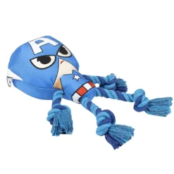 ARTESANIA CERDÁ Coleccionables Y Mini Mundos*Capitán América - Cuerda dental para perro