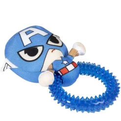 ARTESANIA CERDÁ Coleccionables Y Mini Mundos*Capitán América - Mordedor para perro con sonido