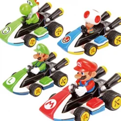 CARRERA Vehículos Y Circuitos*- Coche de velocidad y fricción estilo Mario Kart (Varios modelos)