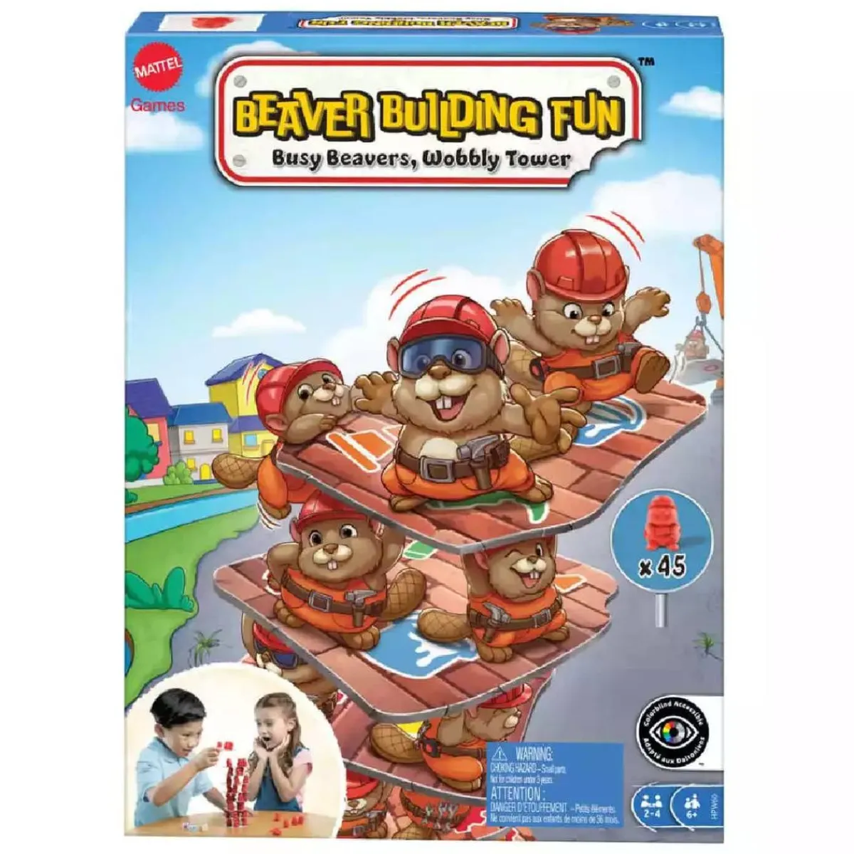 MATTEL Juegos Y Puzzles|Friki Zone*Castores Constructores