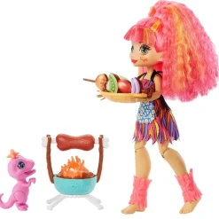 MATTEL Muñecas*Cave Club - Muñeca Emberly - Playset BBQs