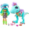 MATTEL Muñecas*Cave Club - Muñeca Rockelle y Tyrasaurus