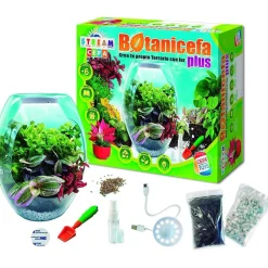 CEFA Steam*Toys - Terrario educativo con luz y libro guía Botani Plus ㅤ