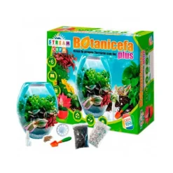 CEFA Steam*Toys - Terrario educativo con luz y libro guía Botani Plus ㅤ