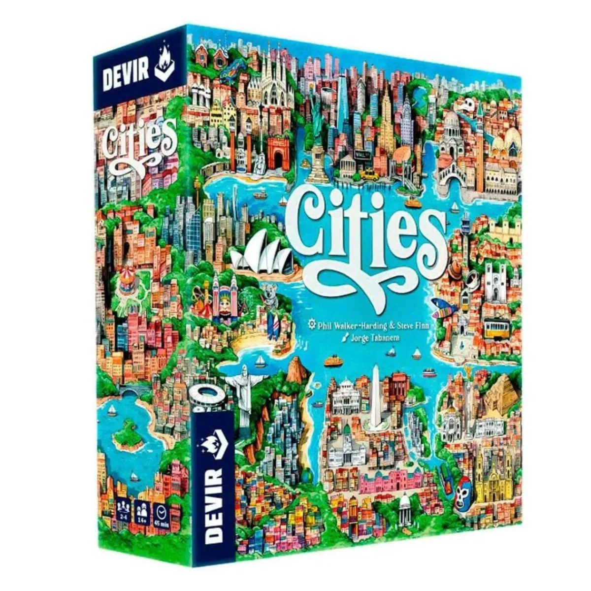 DEVIR Juegos Y Puzzles|Friki Zone*Cities - Juego de mesa