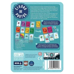 DEVIR Juegos Y Puzzles|Friki Zone*Ciudad De Puntos Juego de Mesa ㅤ