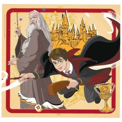 CLEMENTONI Juegos Y Puzzles*- 3 puzzles 48 piezas - Harry Potter
