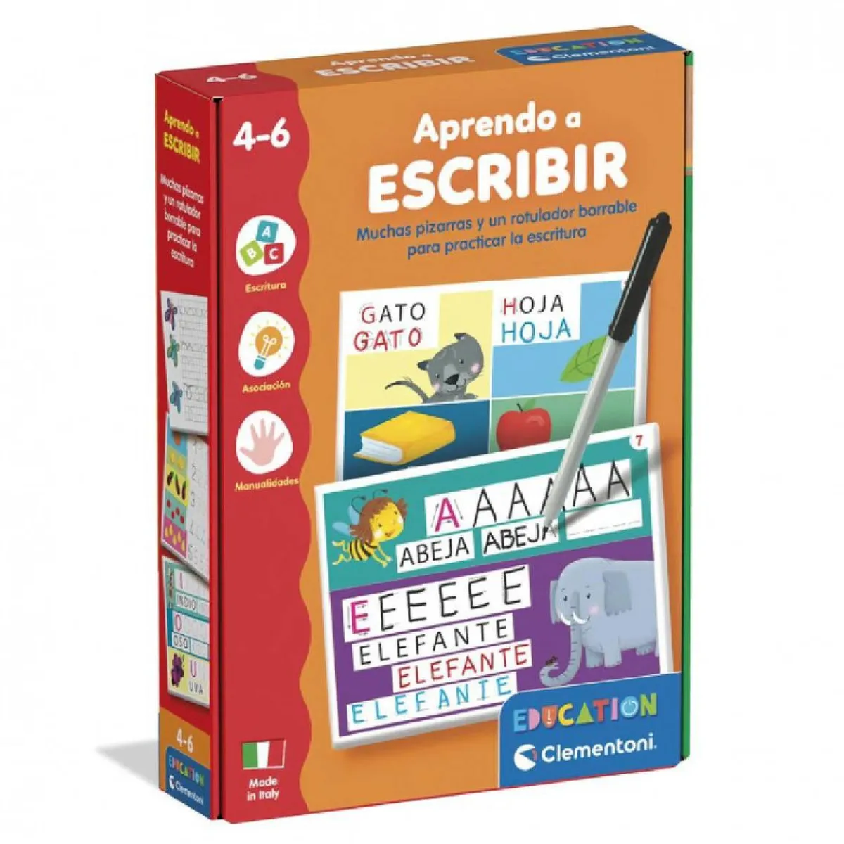 MONTESSORI Juguetes Educativos Y Libros|Juegos Y Puzzles*Clementoni - Aprendo a Escribir