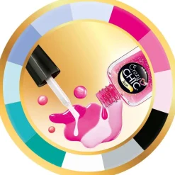 CLEMENTONI Estilo De Vida*- Caja de manicura Crazy Chic con decoraciones y esmalte de uñas ㅤ