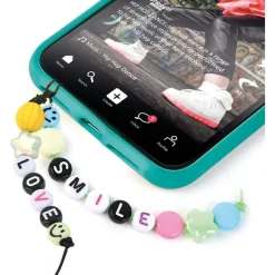 CLEMENTONI Estilo De Vida*- Charms Lab hacer pulseras, collares y encantos multicolor juego creativo ㅤ