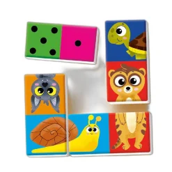 MONTESSORI Juguetes Educativos Y Libros|Juegos Y Puzzles*Clementoni - Dominó de Números y Animales