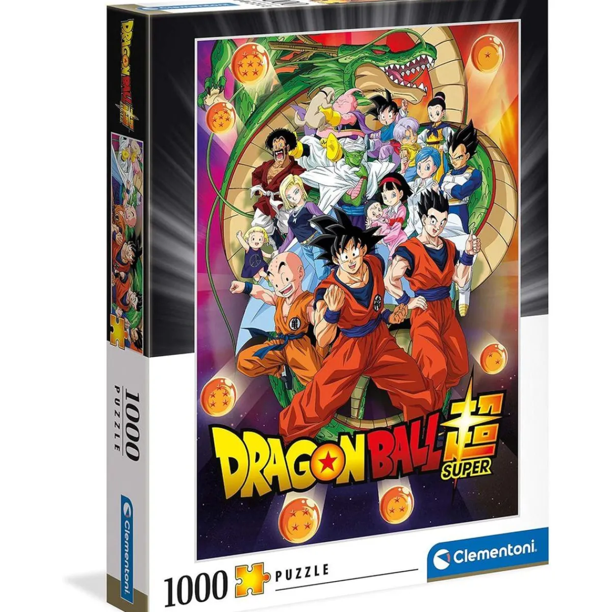 CLEMENTONI Juegos Y Puzzles*- Dragon Ball - Puzzle diseño de dragón 1000 piezas ㅤ