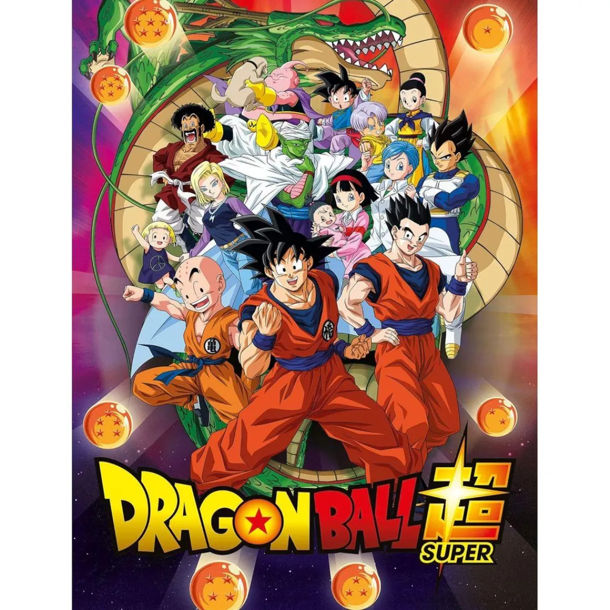 CLEMENTONI Juegos Y Puzzles*- Dragon Ball - Puzzle diseño de dragón 1000 piezas ㅤ