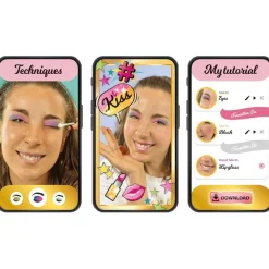 CLEMENTONI Estilo De Vida|Halloween*- Estudio de maquillaje infantil multicolor, set de juguete para niñas