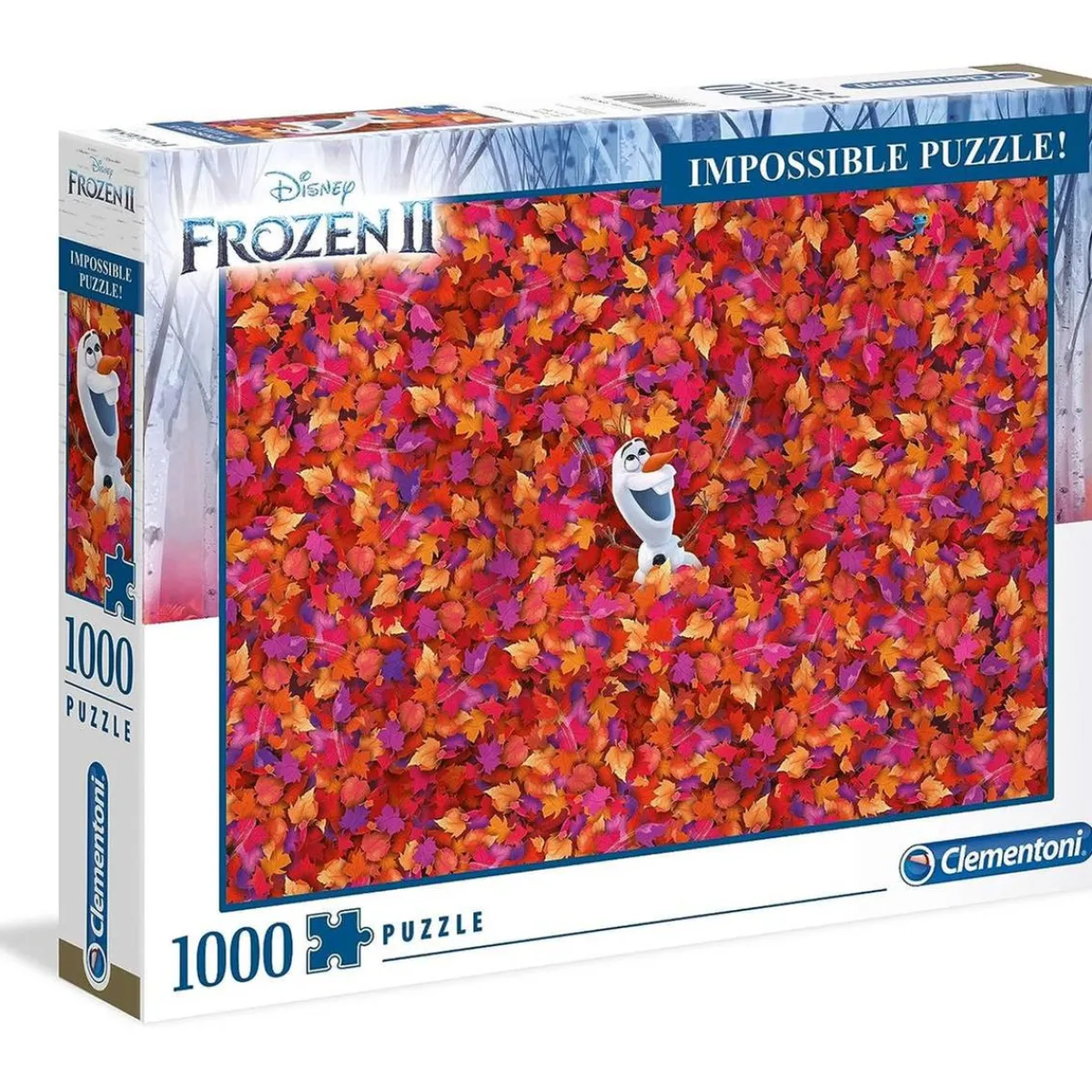 CLEMENTONI Juegos Y Puzzles*- Frozen - Rompecabezas Imposible Frozen 1000 piezas ㅤ